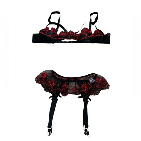 vintage garter belt set Retro Style 6 Strap SCARLETT Garter Belt – Coco'sRetroCloset main image 0